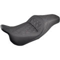 Saddlemen Slim Lattice Stitched 2-Up Seat – Black