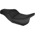 Saddlemen Slim Lattice Stitched 2-Up Seat – Black